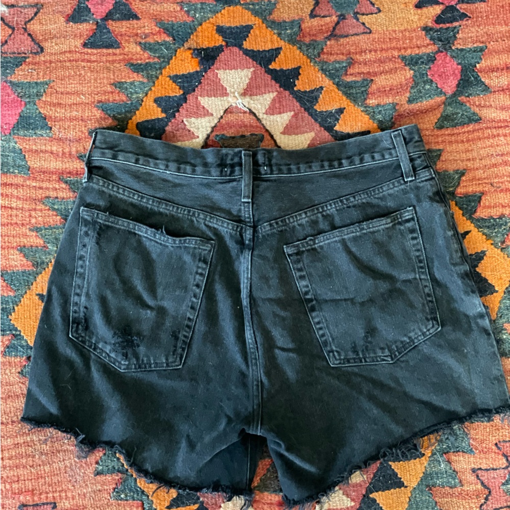 Agolde Riley shorts black - Picture 2 of 3
